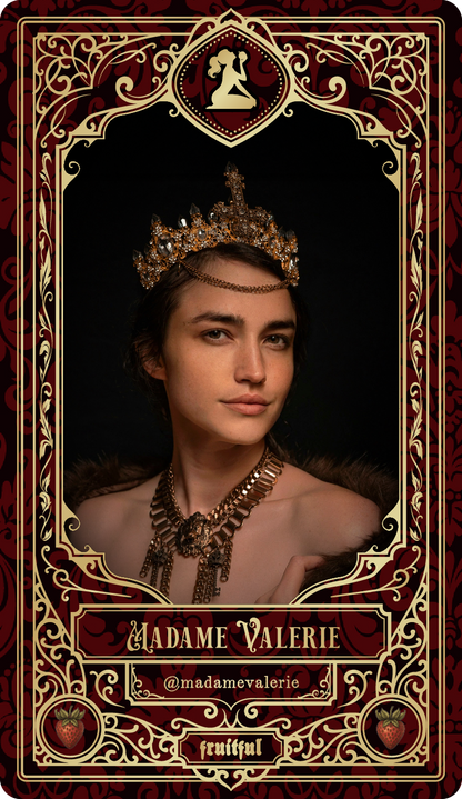 creator card | @madamevalerie